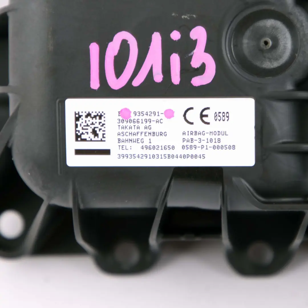 BMW i3 I01 Airbag For Front Passenger Side Dashboard Dash - SKU 9354291 - Part number 9354291