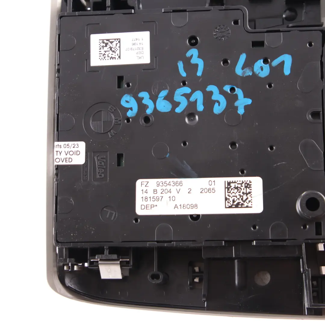  Dachleuchte BMW X5 F15 F45 X1 F48 Leseleuchte vorne Innenschalter - SKU 9354366 - Teilenummer 9354366