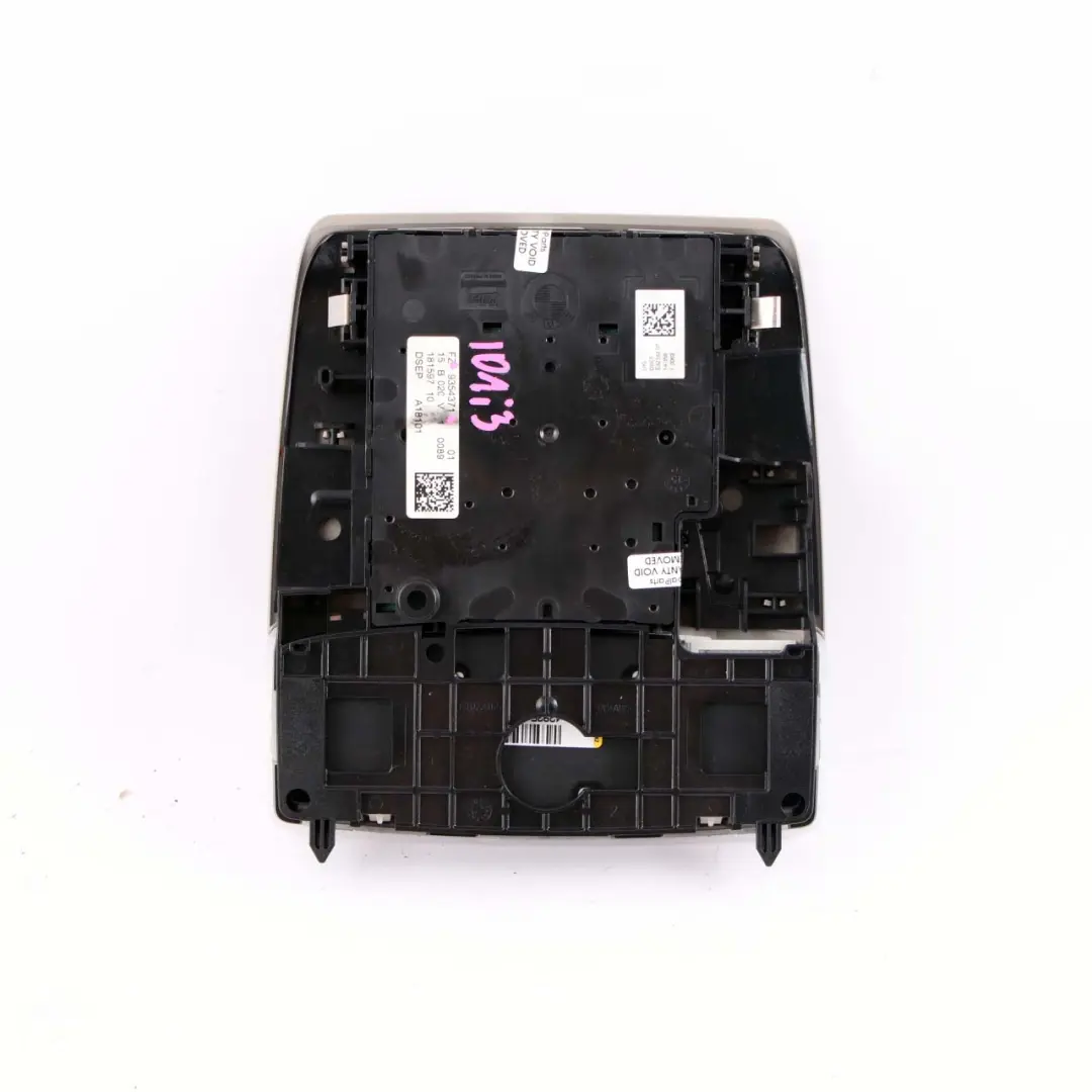 BMW i3 I01 Roof Interior Centre Function Light Switch Button Grey - SKU 9354371 - Part number 9354371