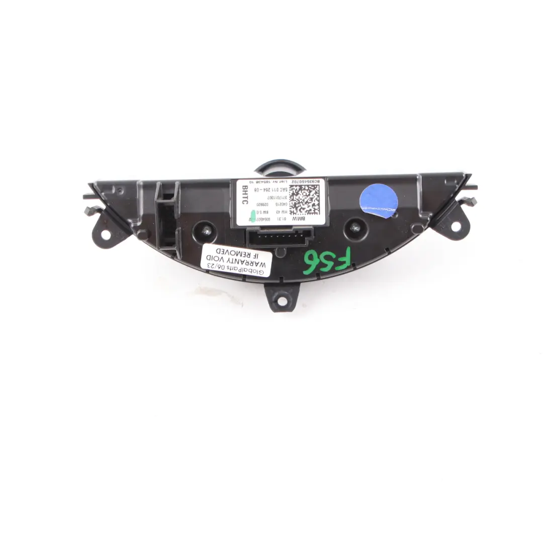 Mini Cooper One F55 F56 Radio Head Unit Audio Control Switch Panel - SKU 9354507 - Part number 9354507