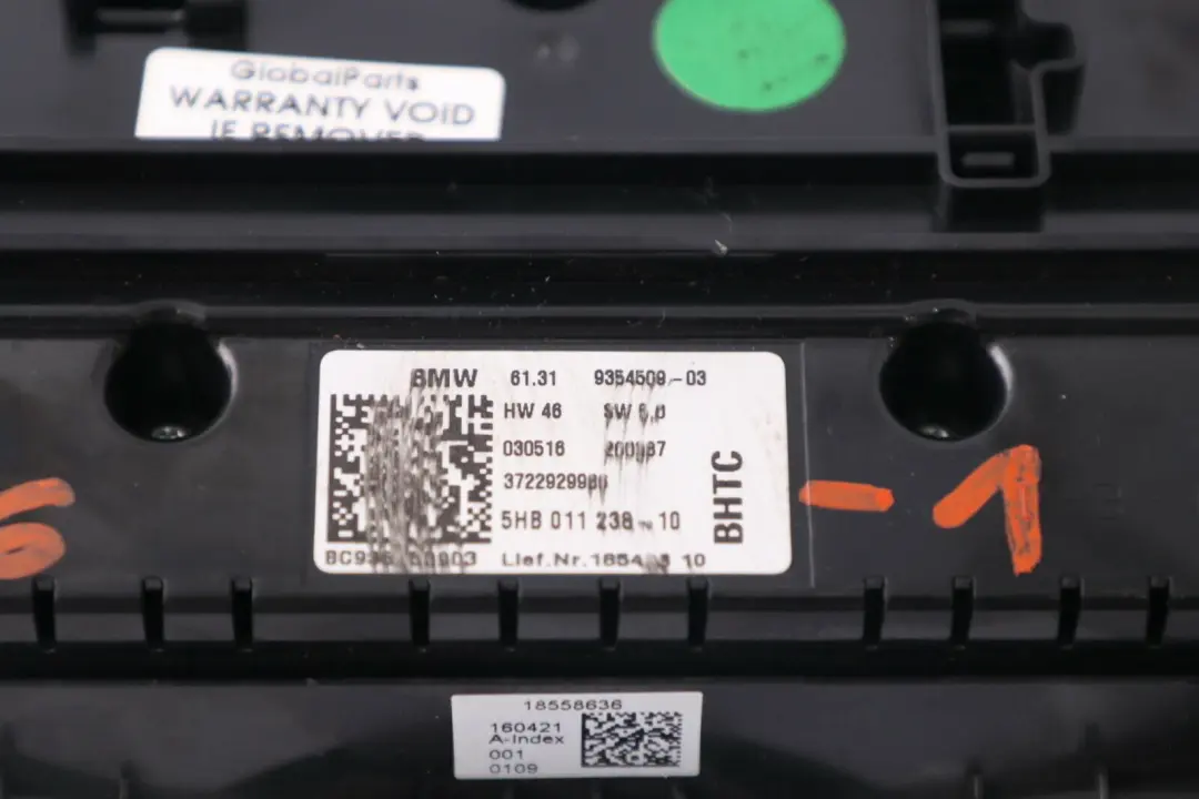 Centralina Climatizzatore Aria Condizionata Automatica per Mini Cooper F55 F56 F57 con numero di parte 9354509 Mini Cooper F55 F56 F57 Centralina Climatizzatore Aria Condizionata Automatica - SKU 9354509 - Numero di parte 9354509