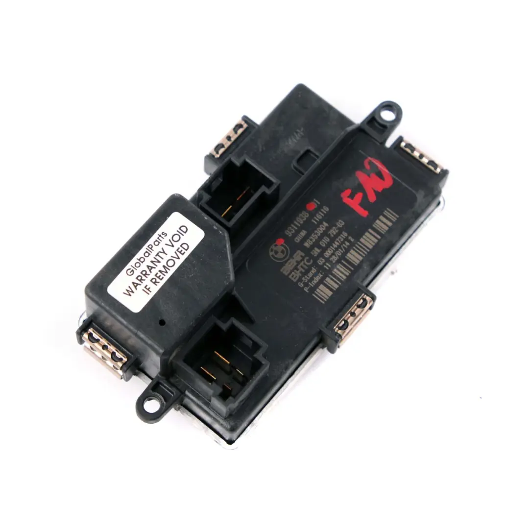 Regolatore soffiaggio riscaldatore Resistore Motore per BMW F01 F07 F10 F11 F12 F13 con numero di parte 9355981 BMW F01 F07 F10 F11 F12 F13 Regolatore soffiaggio riscaldatore Resistore Motore - SKU 9355981 - Numero di parte 9355981