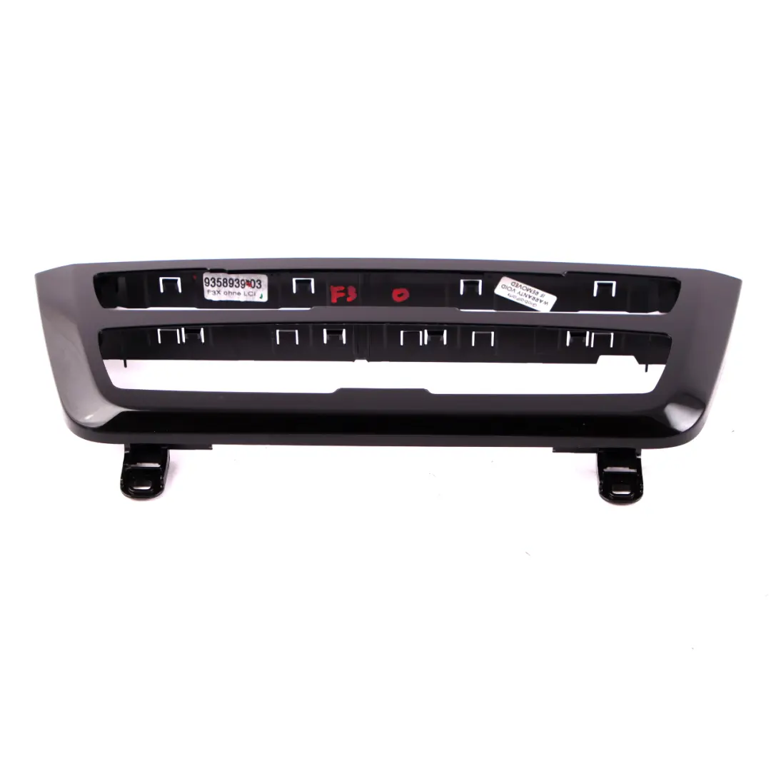 Salpicadero Panel Aire Acondicionado Cubierta Marco para BMW F30 F31 F32 LCI con número de pieza 9358939 BMW F30 F31 F32 LCI Salpicadero Panel Aire Acondicionado Cubierta Marco - SKU 9358939 - Número de pieza 9358939