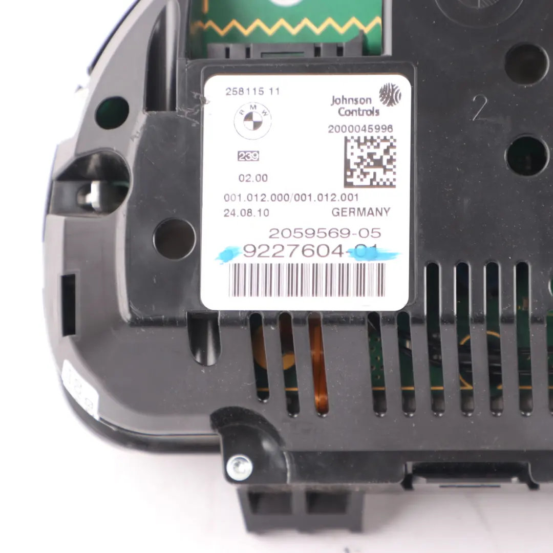  Instrument Cluster BMW F07 F10 F11 F25 Speedo Clocks Diesel Automatic 9227604 - SKU 9358983 - Part number 9358983