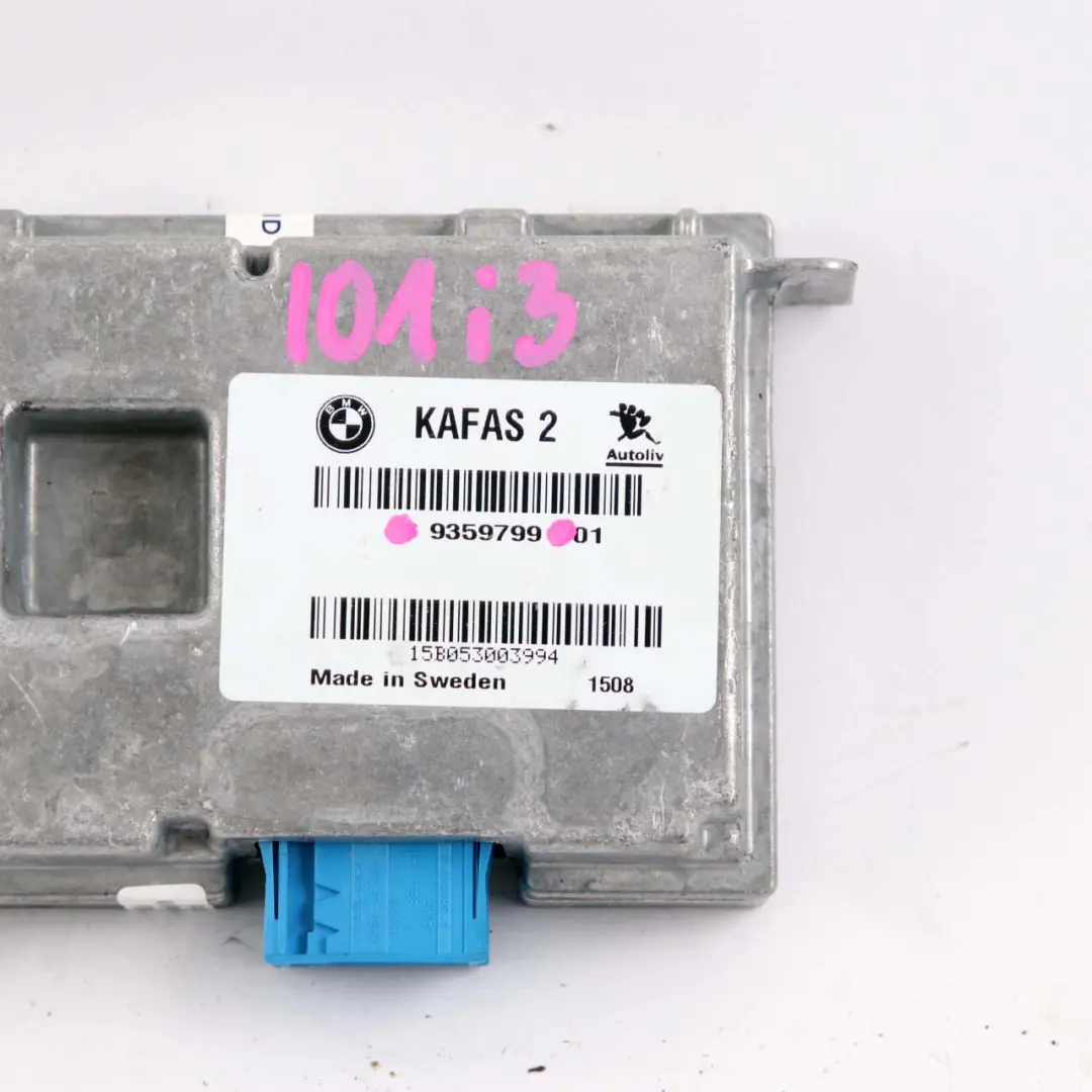 BMW i3 I01 F10 F20 F30 LCI KaFAS Camera Speed Control ECU Module Unit - SKU 9359799 - Part number 9359799