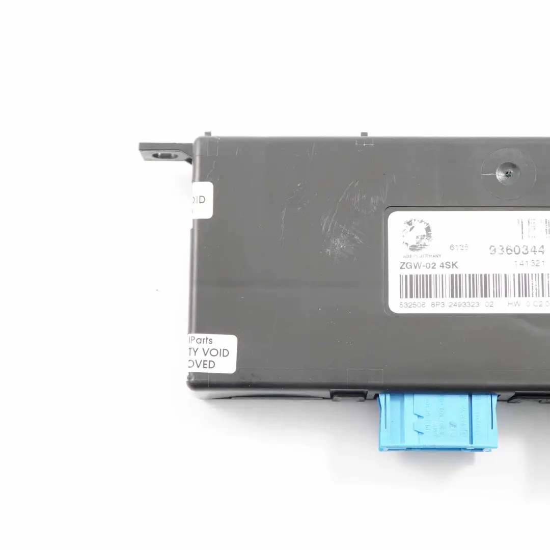 BMW X3 F25 Zentrales Gateway Modul Steuergerät Lear ZGW-02 4SK - SKU 9360344 - Teilenummer 9360344