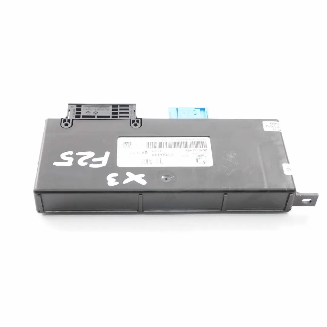 BMW X3 F25 Zentrales Gateway Modul Steuergerät Lear ZGW-02 4SK - SKU 9360344 - Teilenummer 9360344