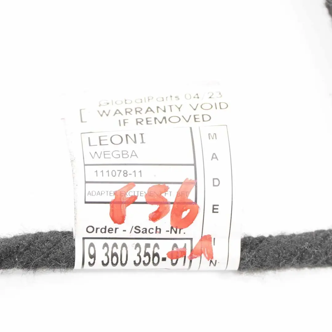  Cablaggio porta Mini F55 F56 F60 Cavo Loom anteriore sinistro destro 9338924 - SKU 9360356 - Numero di parte 9360356