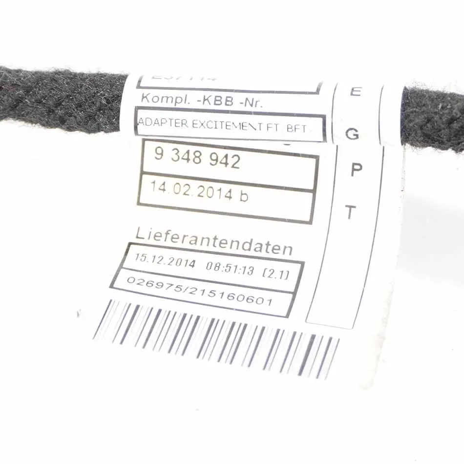  Tür verkabelung Mini F55 F56 F60 Kabelbaum vorne links rechts 9338924 - SKU 9360356 - Teilenummer 9360356