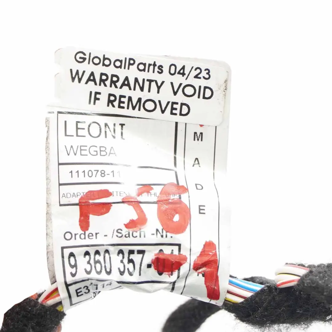 Cablaggio porta Mini F55 F56 R60 posteriore destra sinistra cablaggio per con numero di parte 9360357 Cablaggio porta Mini F55 F56 R60 posteriore destra sinistra cablaggio - SKU 9360357-1 - Numero di parte 9360357