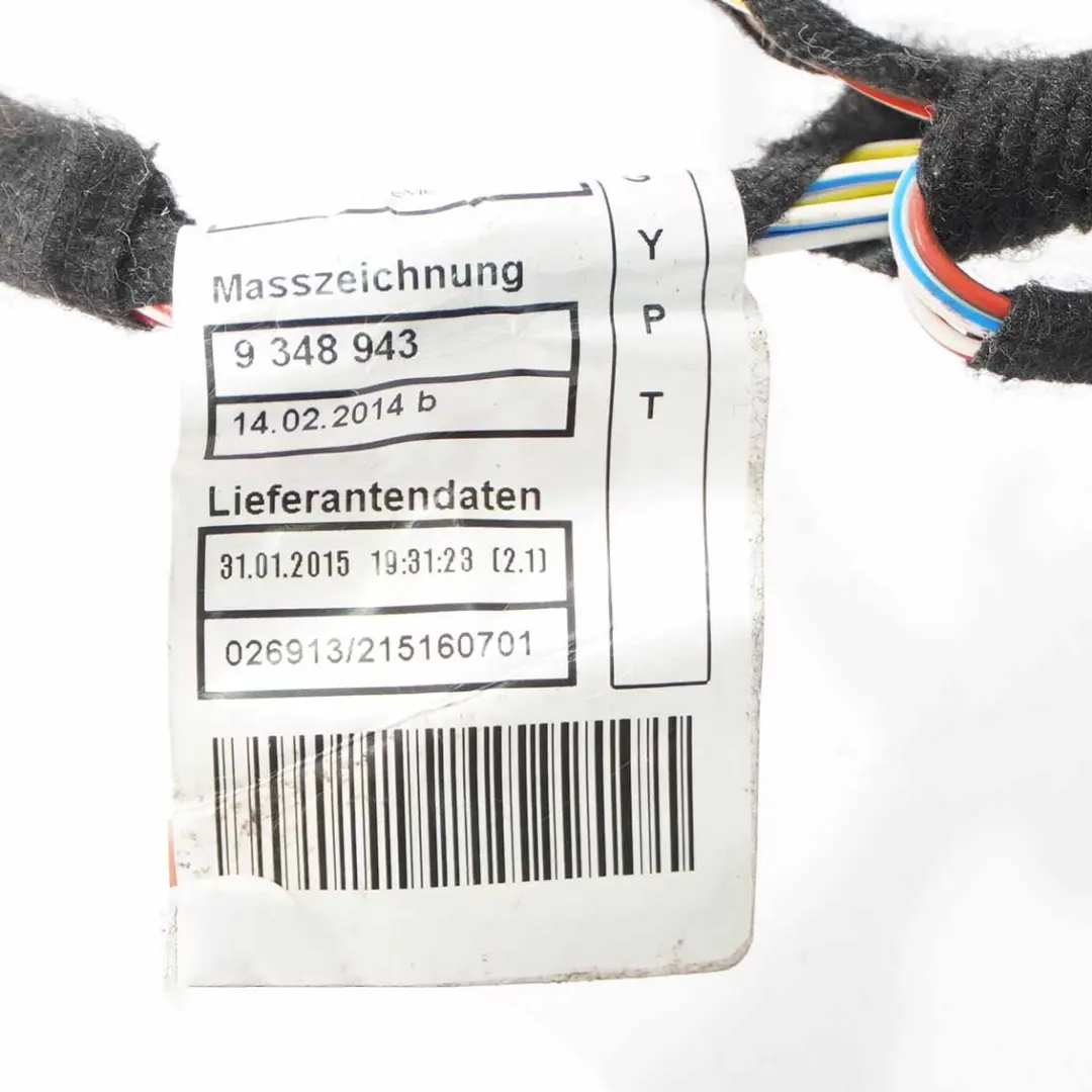 Door Wiring Mini F55 F56 R60 Rear Right Left N/O/S Harness Loom Cable to with Part number 9360357 Door Wiring Mini F55 F56 R60 Rear Right Left N/O/S Harness Loom Cable - SKU 9360357-1 - Part number 9360357