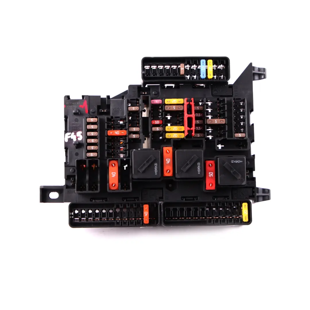 Distribution Fuse Box to BMW 2 X1 F45 F48 Mini F55 F56 Rear Electric Power with Part number 9360501 BMW 2 X1 F45 F48 Mini F55 F56 Rear Electric Power Distribution Fuse Box - SKU 9360501-1 - Part number 9360501