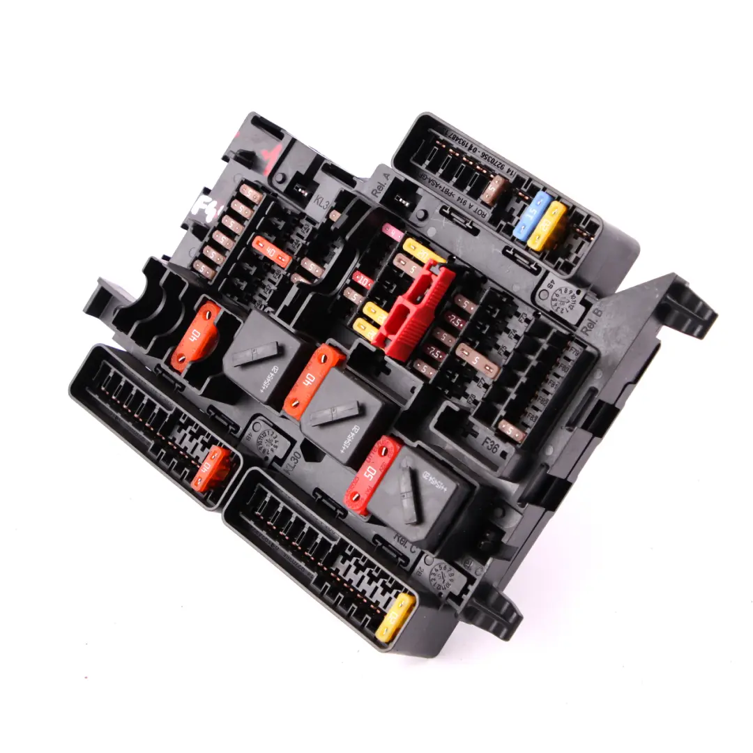 Distribution Fuse Box to BMW 2 X1 F45 F48 Mini F55 F56 Rear Electric Power with Part number 9360501 BMW 2 X1 F45 F48 Mini F55 F56 Rear Electric Power Distribution Fuse Box - SKU 9360501-1 - Part number 9360501