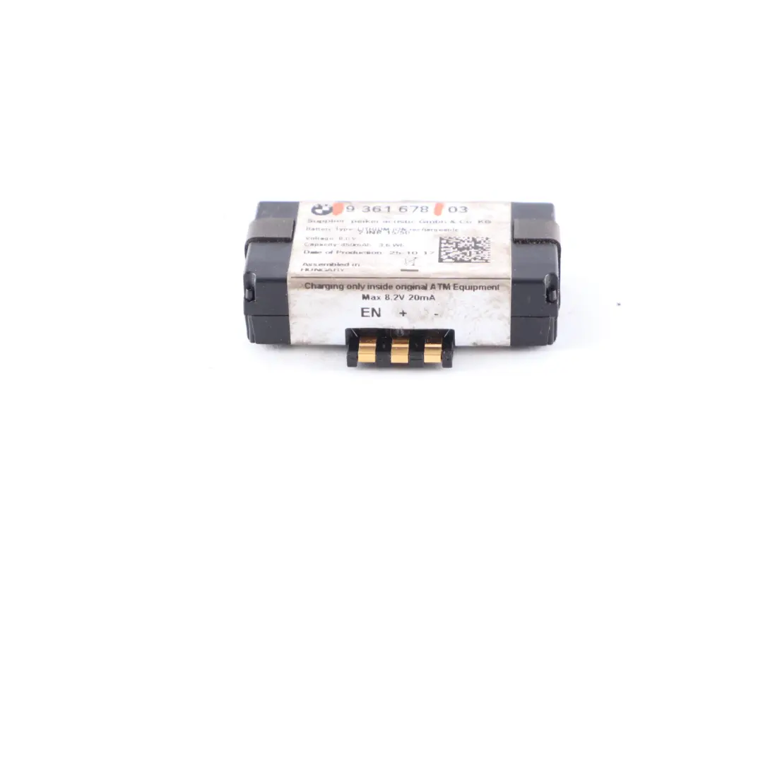 Telematic Control Unit Battery to BMW 5 Series G11 G30 with Part number 9361678 BMW 5 Series G11 G30 Telematic Control Unit Battery - SKU 9361678 - Part number 9361678