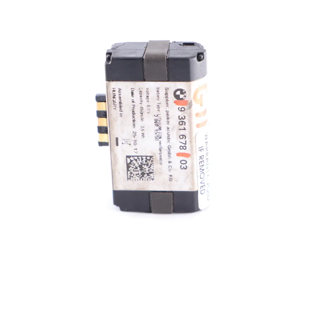 BMW 5 Series G11 G30 Telematic Control Unit Battery - SKU 9361678 - Part number 9361678
