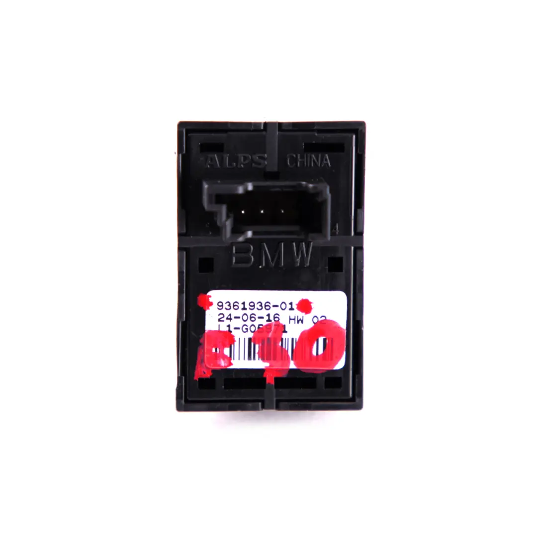 BMW 3 X3 X5 Series F30 F31 F15 F25 1 Switch Window Lifter Black - SKU 9361936-1 - Numéro de pièce 9361936