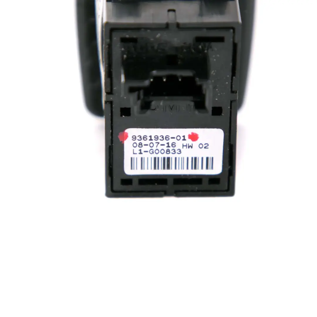 Interruttore Alzacristalli Nero per BMW F30 F31 F15 F25 con numero di parte 9361936 BMW F30 F31 F15 F25 Interruttore Alzacristalli Nero - SKU 9361936 - Numero di parte 9361936