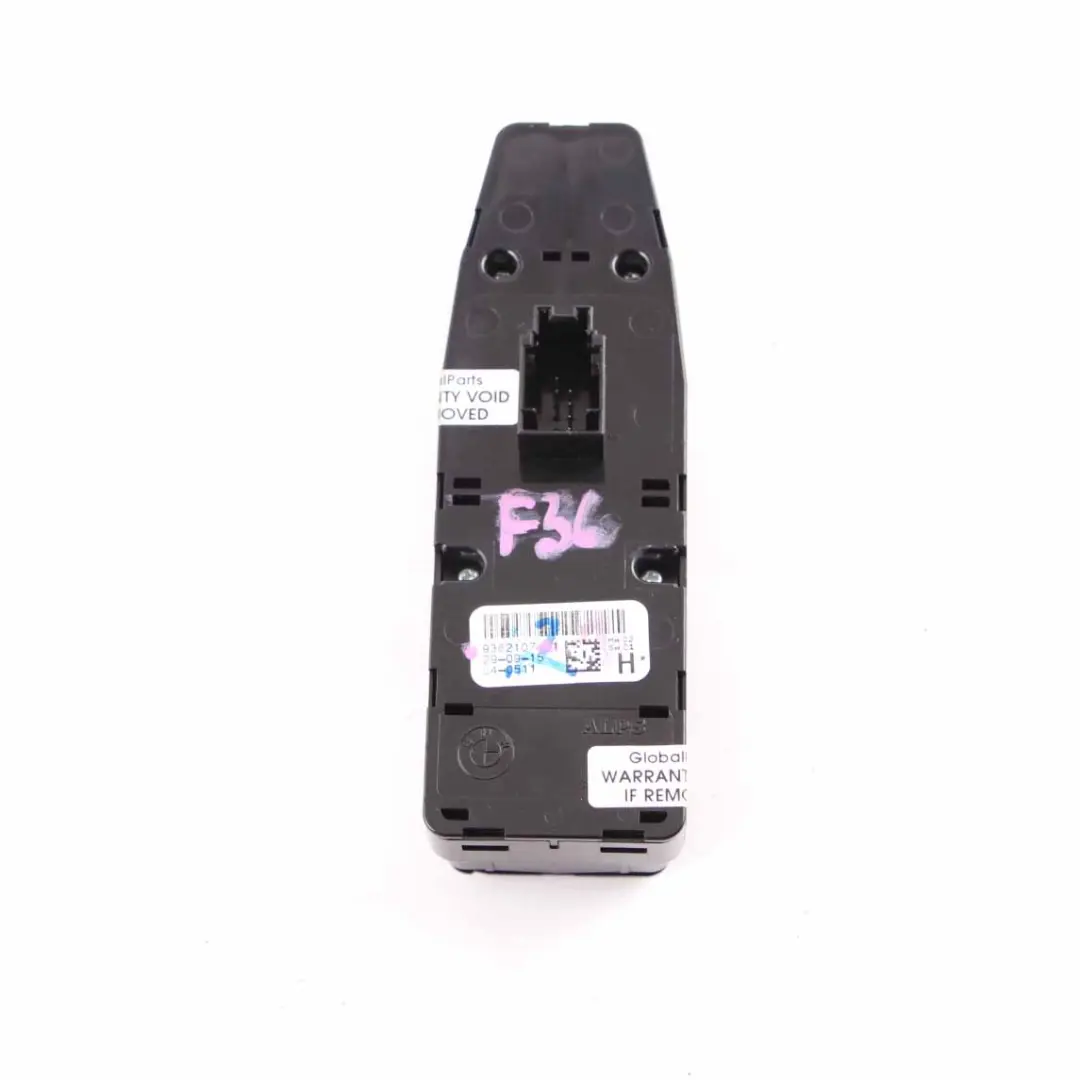 BMW F10 F11 F20 F30 F31 F36 Schalter Fensterheber Fahrerseite rechts - SKU 9362107 - Teilenummer 9362107