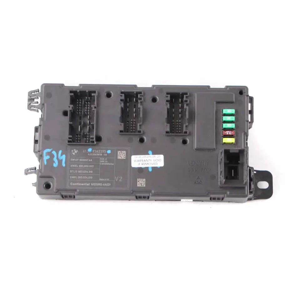 Modulo Unità Controllo Corpo Elettrico REM V2 per BMW F20 F30 F31 F34 con numero di parte 9362395 BMW F20 F30 F31 F34 Modulo Unità Controllo Corpo Elettrico REM V2 - SKU 9362395 - Numero di parte 9362395