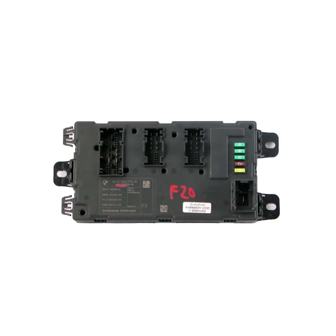 REM Módulo Electrónico Trasero Caja Fusibles Unidad Controlar V3 para BMW F20 con número de pieza 9362396 BMW F20 REM Módulo Electrónico Trasero Caja Fusibles Unidad Controlar V3 - SKU 9362396 - Número de pieza 9362396