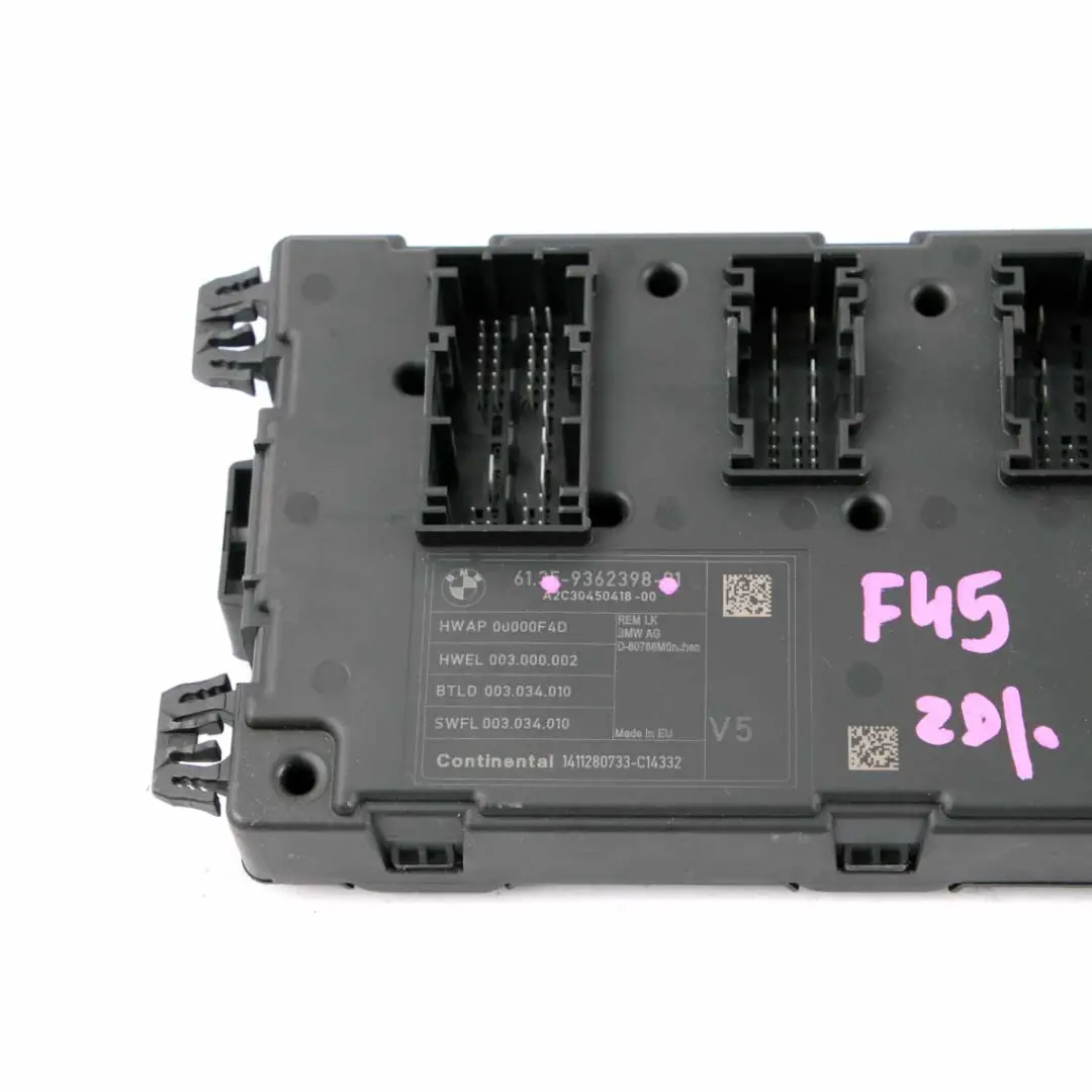 Gehäuse Steuereinheit Modul REM für BMW F20 F21 F30 F31 F32 F45 mit Teilenummer 9362398 BMW F20 F21 F30 F31 F32 F45 Gehäuse Steuereinheit Modul REM - SKU 9362398 - Teilenummer 9362398