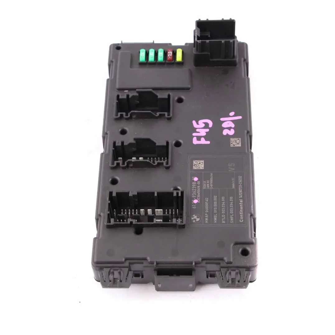 Body Control Unit Module REM to BMW F20 F21 F30 F31 F32 F45 with Part number 9362398 BMW F20 F21 F30 F31 F32 F45 Body Control Unit Module REM - SKU 9362398 - Part number 9362398