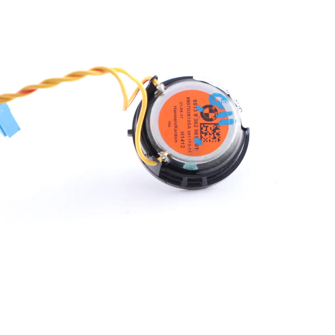 BMW G11 G12 G30 G32 F90 Altavoz Tarjeta puerta delantera Harman Kardon - SKU 9362561 - Número de pieza 9362561