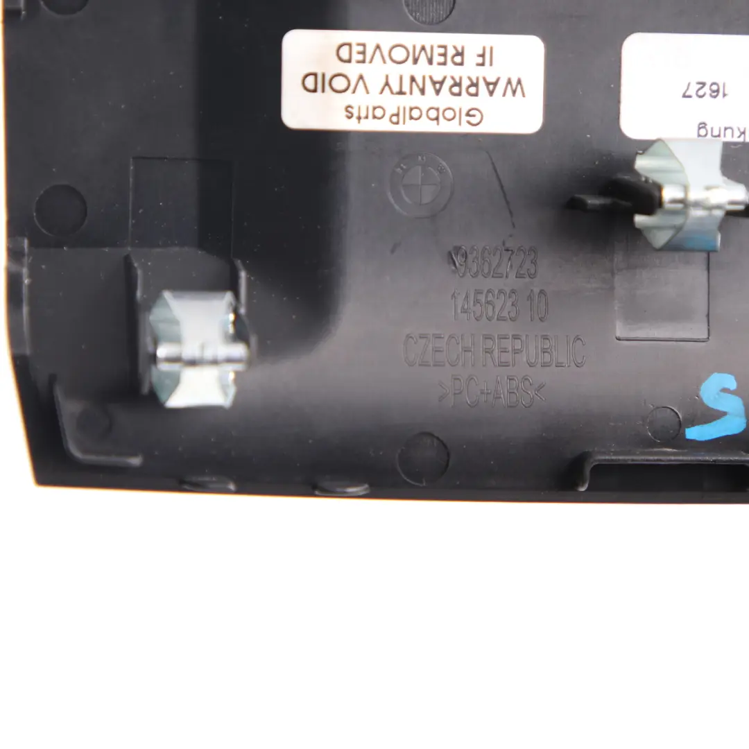 BMW G30 G31 Garniture De Console Centrale Noire - SKU 9362723 - Numéro de pièce 9362723