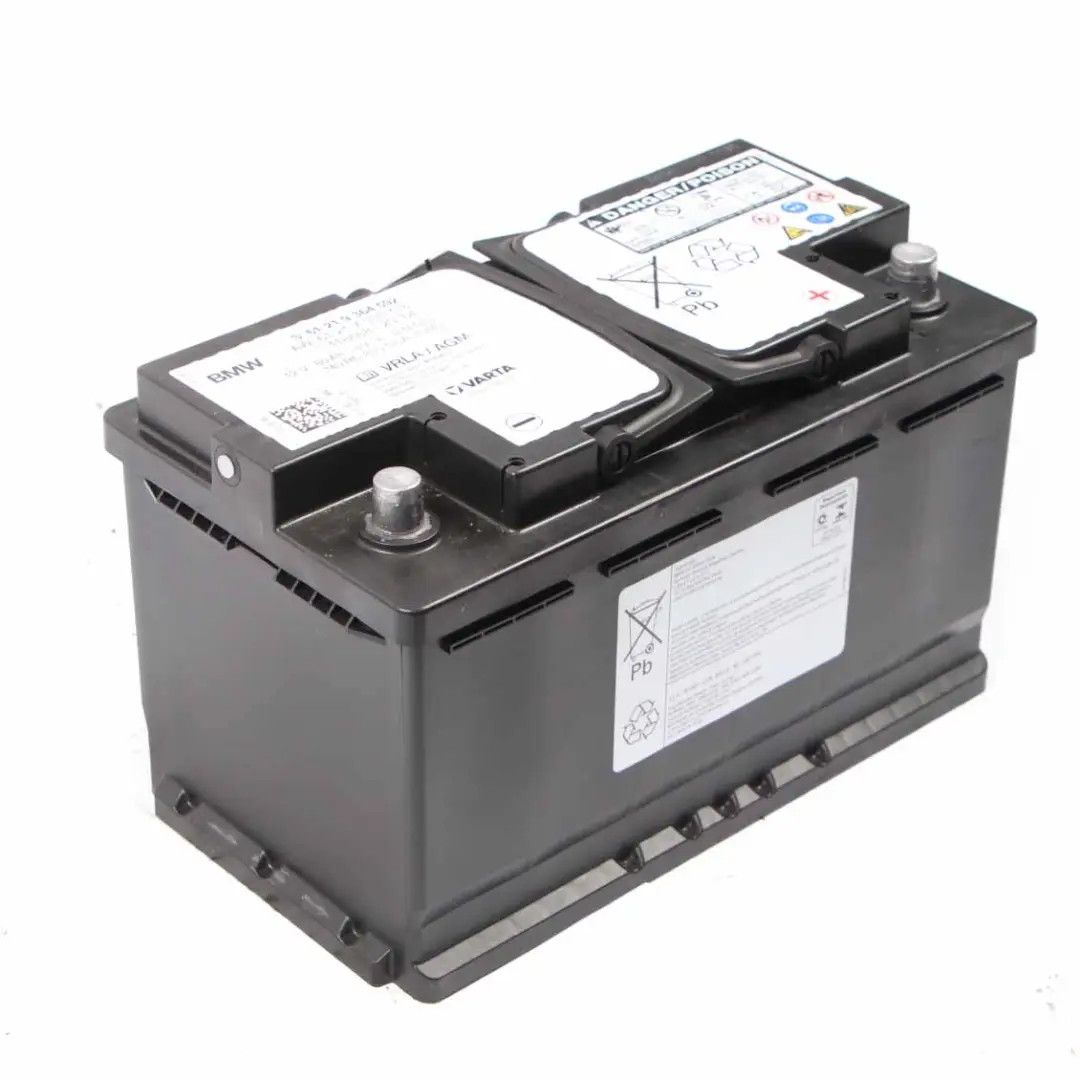 BMW Varta VRLA / AGM 12V Accumulator Battery 80Ah 800A 7555718 - SKU 9364592 - Part number 9364592