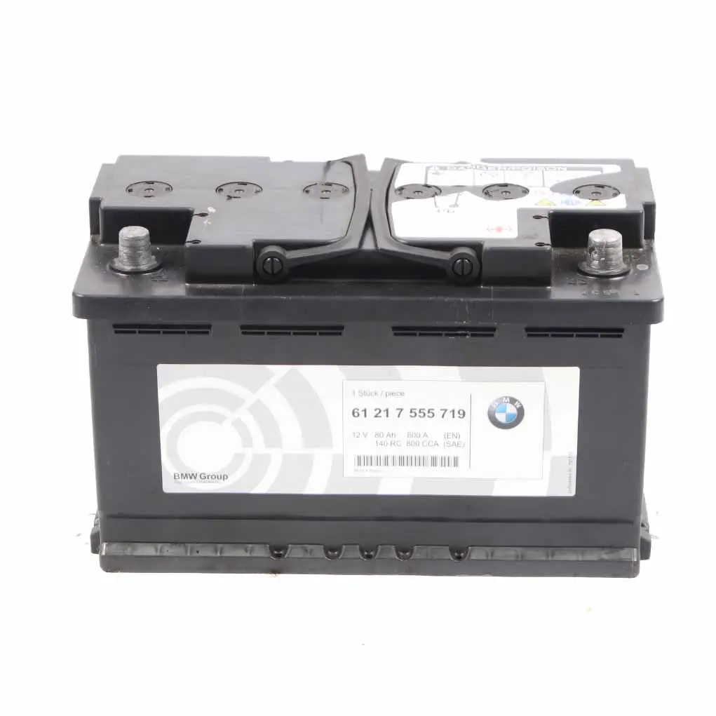 VRLA / AGM 12V Accumulator Battery 80Ah 800A 7555719 to BMW with Part number 9364593 BMW VRLA / AGM 12V Accumulator Battery 80Ah 800A 7555719 - SKU 9364593 - Part number 9364593