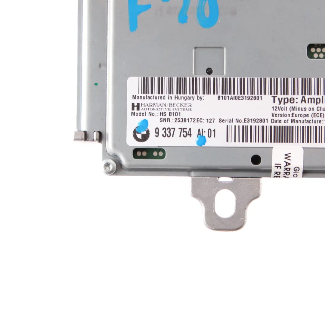 Sound Unit Modulo controllo Design Amplificatore 9337754 per BMW F10 F11 LCI Active con numero di parte 9364669 BMW F10 F11 LCI Active Sound Unit Modulo controllo Design Amplificatore 9337754 - SKU 9364669 - Numero di parte 9364669