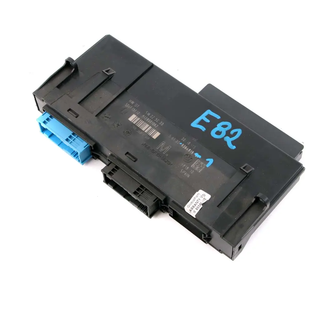 ECU Body Control Module M Junction Box PL2RR JBBFE IIIR to BMW 1 Series E82 with Part number 9364819 BMW 1 Series E82 ECU Body Control Module M Junction Box PL2RR JBBFE IIIR - SKU 9364819-1 - Part number 9364819