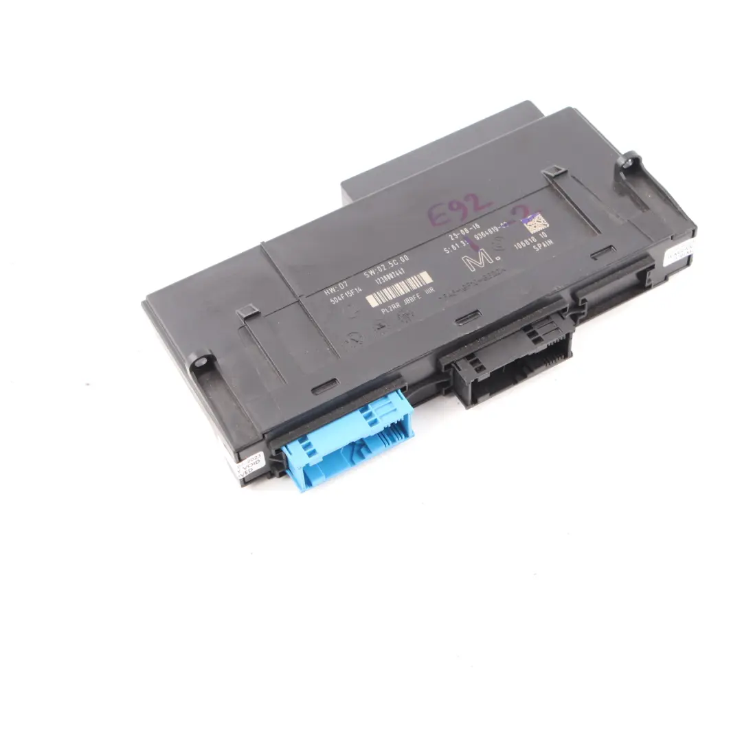 BMW E92 ECU Body Control Module M Junction Box PL2RR JBBFE IIIR - SKU 9364819-2 - Part number 9364819