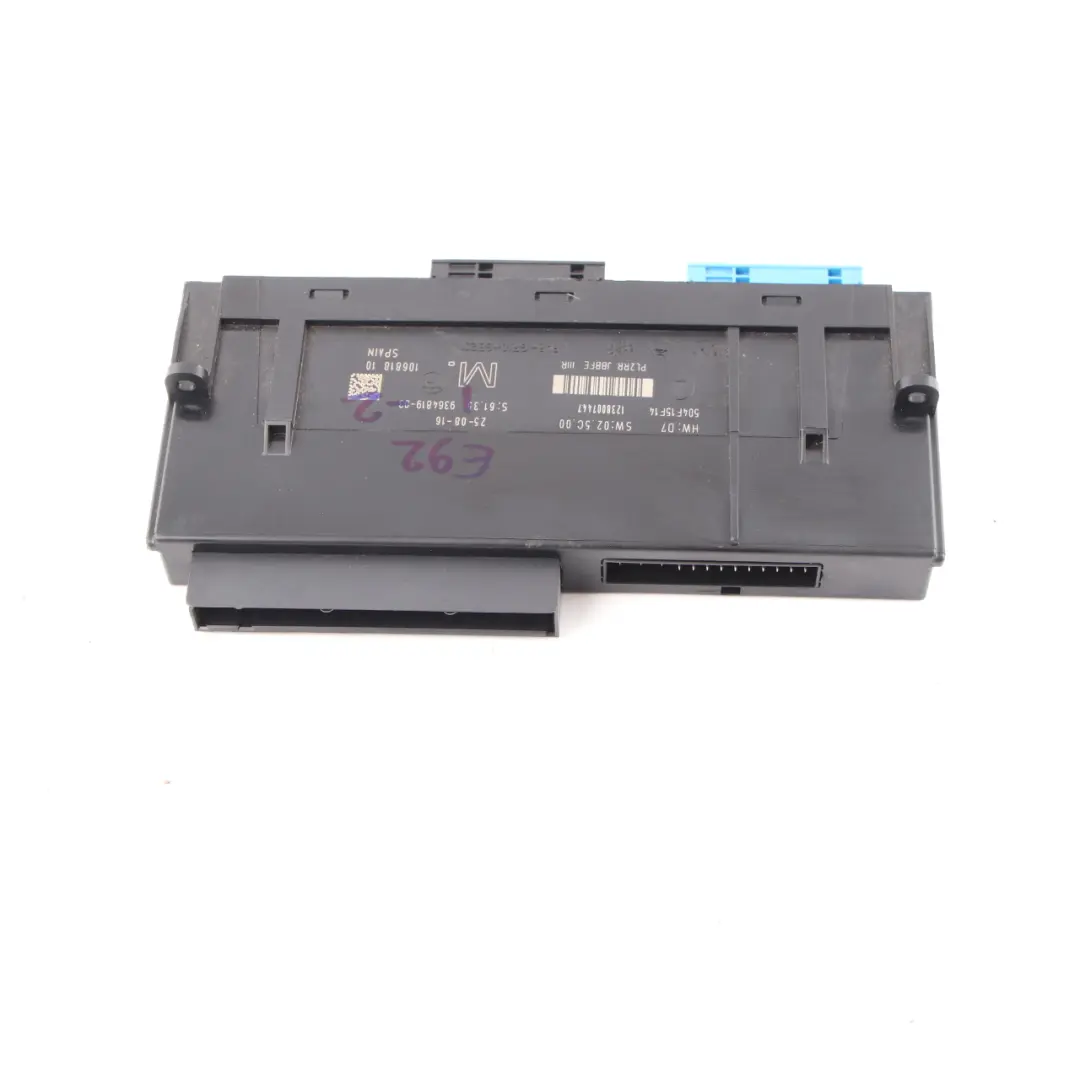 BMW E92 ECU Body Control Module M Junction Box PL2RR JBBFE IIIR - SKU 9364819-2 - Part number 9364819