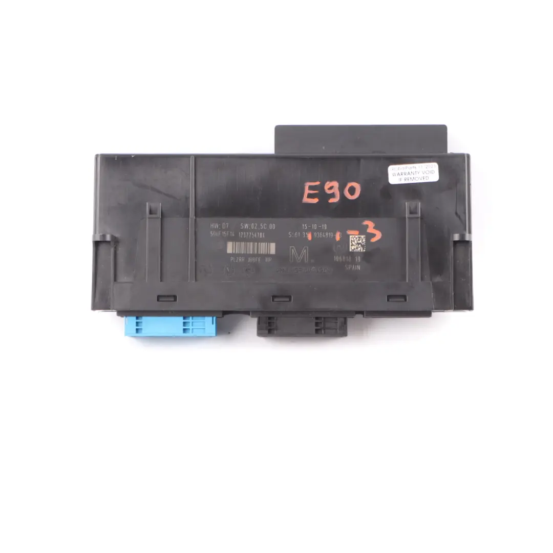 BMW E90 Body Control Module M Junction Box PL2RR JBBFE IIIR ECU - SKU 9364819-3 - Part number 9364819