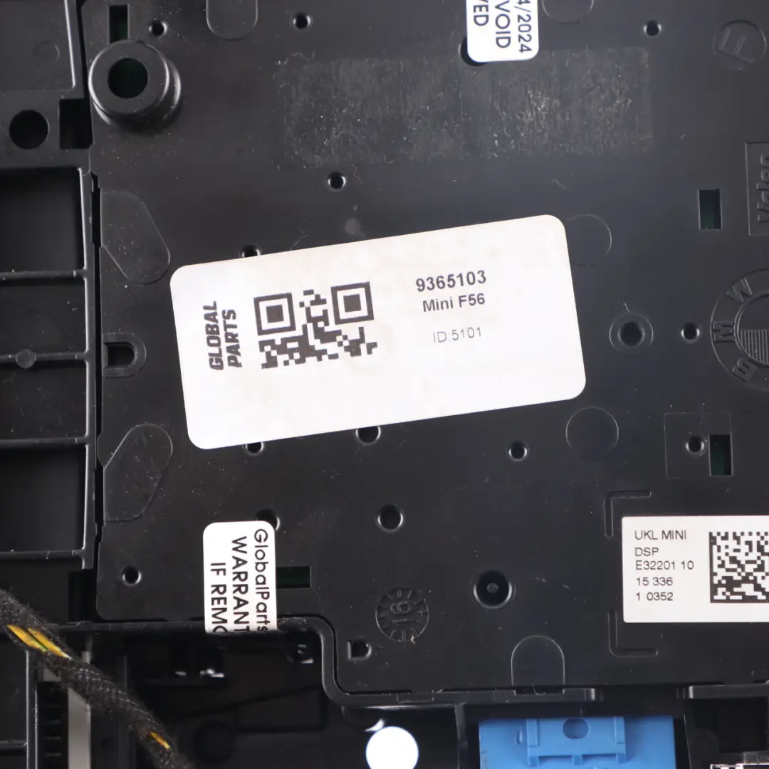 Interior Light Roof Front Panel Switch Control to Mini Cooper F55 F56 F60 with Part number 9365103 Mini Cooper F55 F56 F60 Interior Light Roof Front Panel Switch Control - SKU 9365103 - Part number 9365103