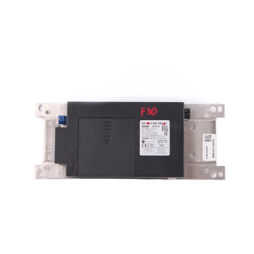 Bluetooth Teleservices GPS Telematik Steuergerät für BMW F10 F20 F23 F30 mit Teilenummer 9365304 BMW F10 F20 F23 F30 Bluetooth Teleservices GPS Telematik Steuergerät - SKU 9365304 - Teilenummer 9365304