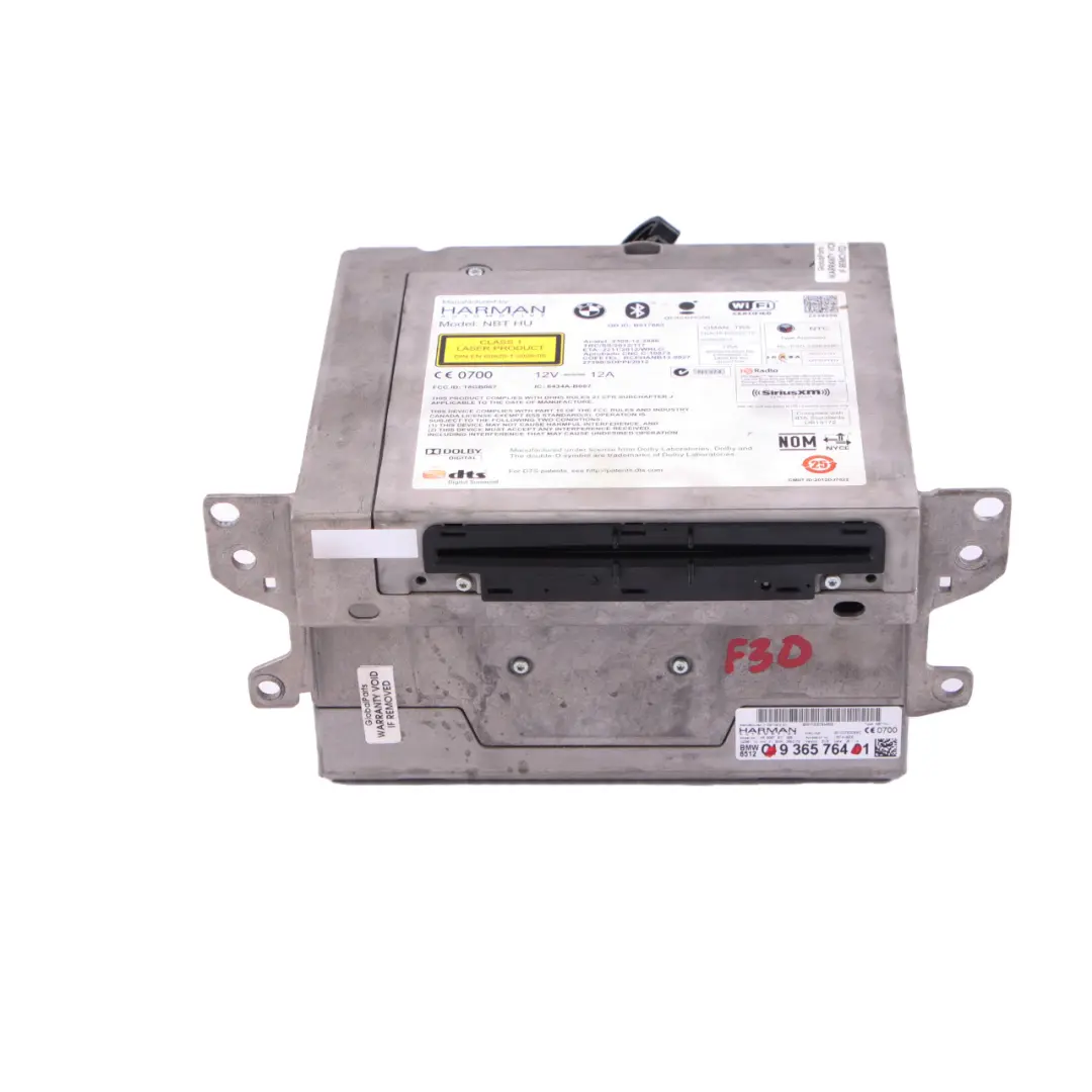  Unità principale BMW F10 F20 F22 F30 Navigazione Sat Nav Alto controllo - SKU 9365764 - Numero di parte 9351679