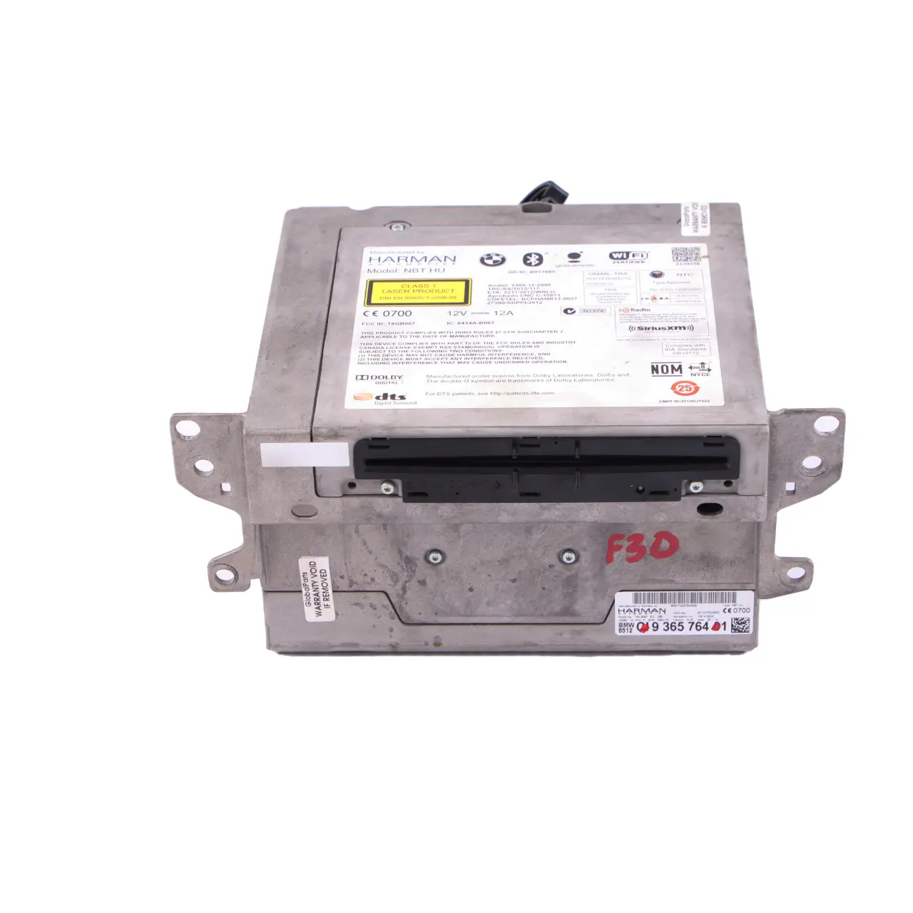 Unité de tête BMW F10 F20 F22 F30 Navigation Sat Nav Haut Contrôle Modul 9365764