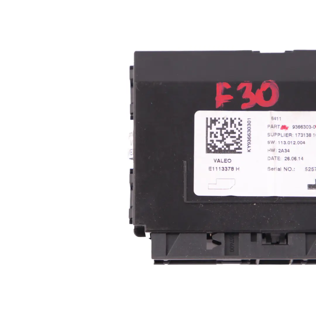 BMW F20 F21 F30 F31 F32 Control Unit Automatic Air Conditioning Module - SKU 9366303 - Part number 9366303