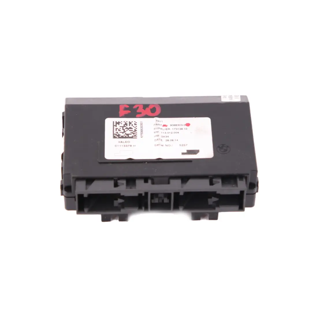 BMW F20 F21 F30 F31 Unidad Control Aire Acondicionado Automático Módulo - SKU 9366303 - Número de pieza 9366303