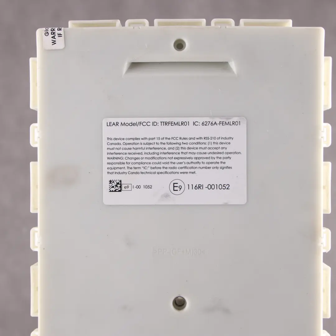 FEM Modul BMW F20 F21 F22 F30 F32 ECU Steuergerät Sicherungskasten für mit Teilenummer 9366413 FEM Modul BMW F20 F21 F22 F30 F32 ECU Steuergerät Sicherungskasten - SKU 9366413 - Teilenummer 9366413