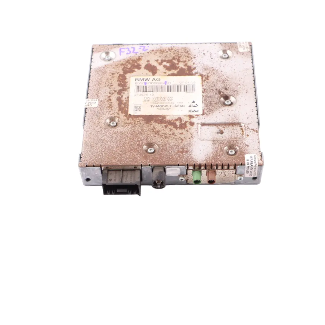 BMW F10 F11 F13 F30 F32 F80 F82 F83 Control Unit Module Japan ECU - SKU 9366605 - Part number 9366605