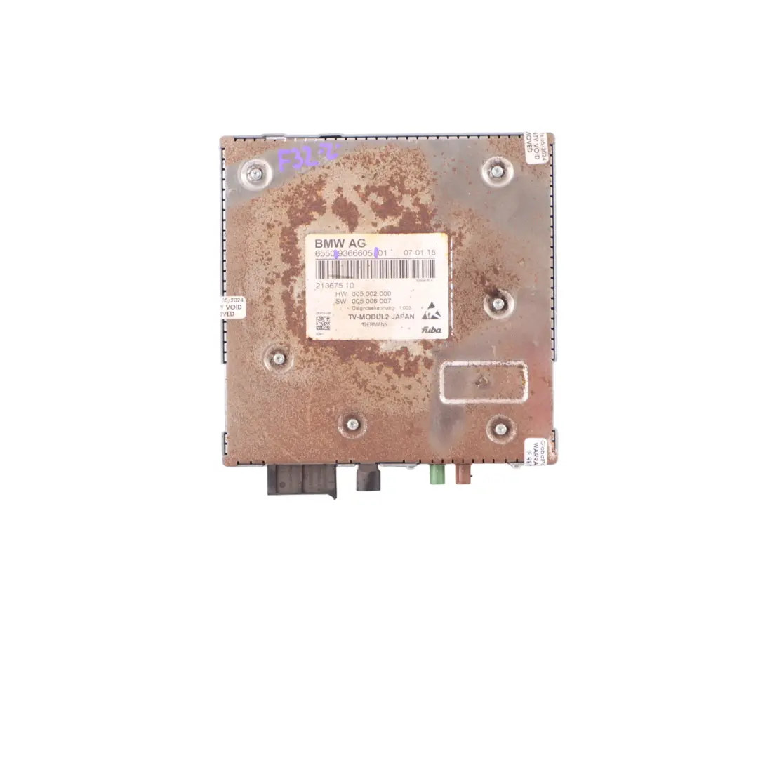 BMW F10 F11 F13 F30 F32 F80 F82 F83 Control Unit Module Japan ECU - SKU 9366605 - Part number 9366605