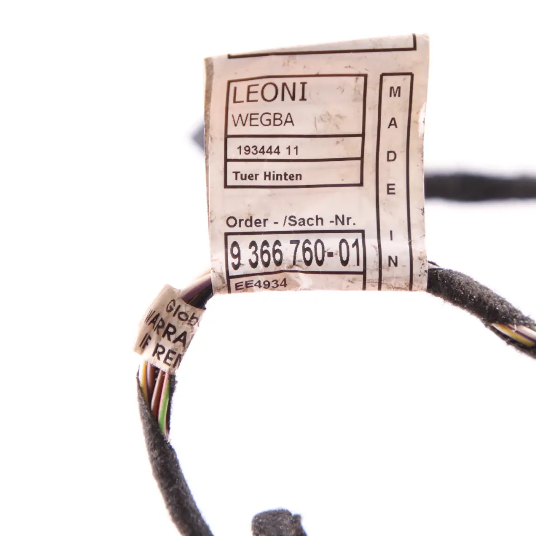 BMW 3 F30 F31 F80 M3 Cables Hintert?r a droite/Gauche 9286250 936675 - SKU 9366761 - Numéro de pièce 9366761
