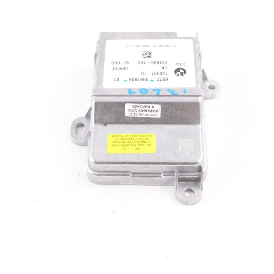 Airbag Module Front Air Bag Control Unit ECU to BMW i3 I01 with Part number 9367836 BMW i3 I01 Airbag Module Front Air Bag Control Unit ECU - SKU 9367836 - Part number 9367836