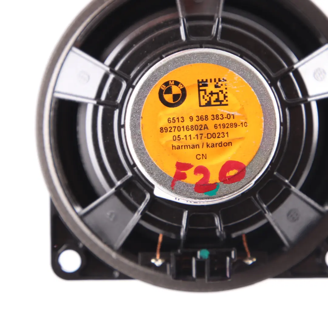  Sound Speaker BMW F10 F11 F20 F21 F30 F31 Mid-Range Stereo HiFi Harman Kardon - SKU 9368383 - Part number 9368383