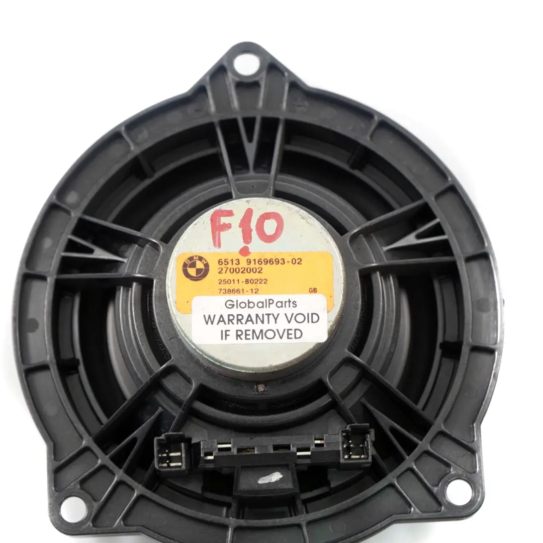  Door Speaker BMW F10 Logic7 L7 Mid-range HiFi Stereo Audio Front Rear 9169693 - SKU 9368386 - Part number 9368386
