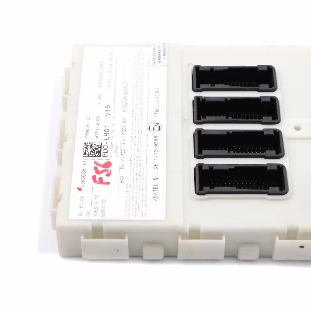 ECU Body Domain Controller BDC Módulo para Mini Cooper One F54 F55 F56 F60 con número de pieza 9369635 Mini Cooper One F54 F55 F56 F60 ECU Body Domain Controller BDC Módulo - SKU 9369635 - Número de pieza 9369635