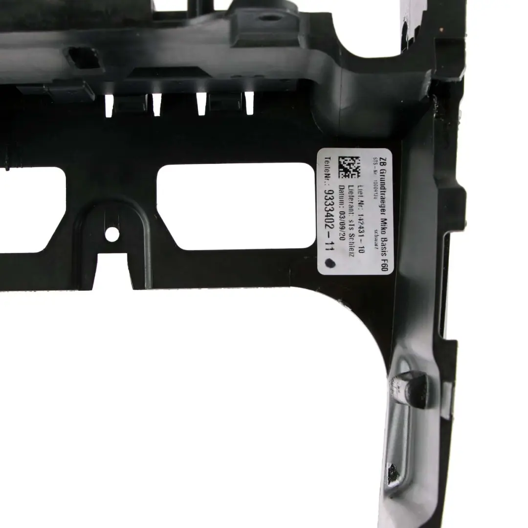 Centre Console Trim Panel Tray Storage Frame to Mini Countryman F60 with Part number 9370984 Mini Countryman F60 Centre Console Trim Panel Tray Storage Frame - SKU 9370984 - Part number 9370984